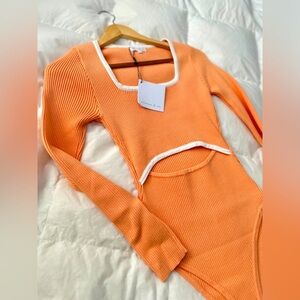 NWT Sage + Paige Chicka Bodysuit // Apricot | Size: Small